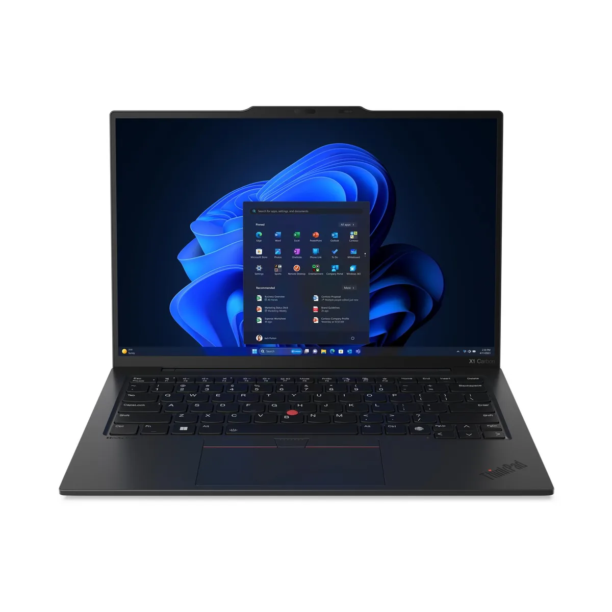 Lenovo Lenovo ThinkPad X1 Carbon Gen 12 14" WUXGA Intel Core Ultra 7 155U 16GB 2TB laptop — product photo