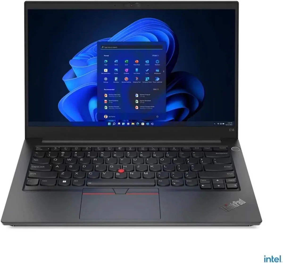 Lenovo Lenovo ThinkPad E14 Gen 4 Intel Laptop 14" i5-1235U 16GB 512GB Win 11 Pro Black — product photo