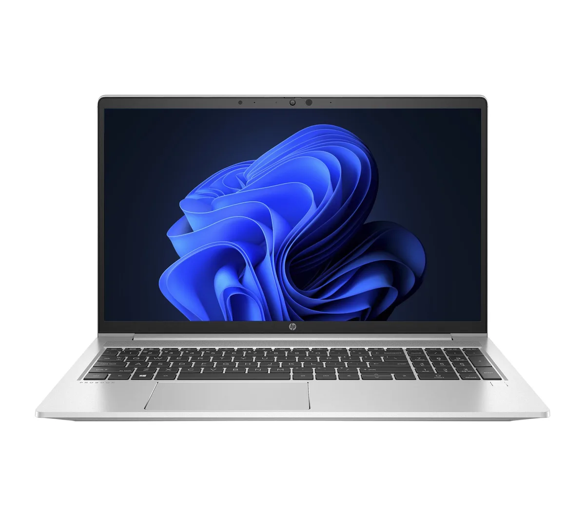 Silver 15.6 inch HP ProBook 650 G8 laptop closed lid