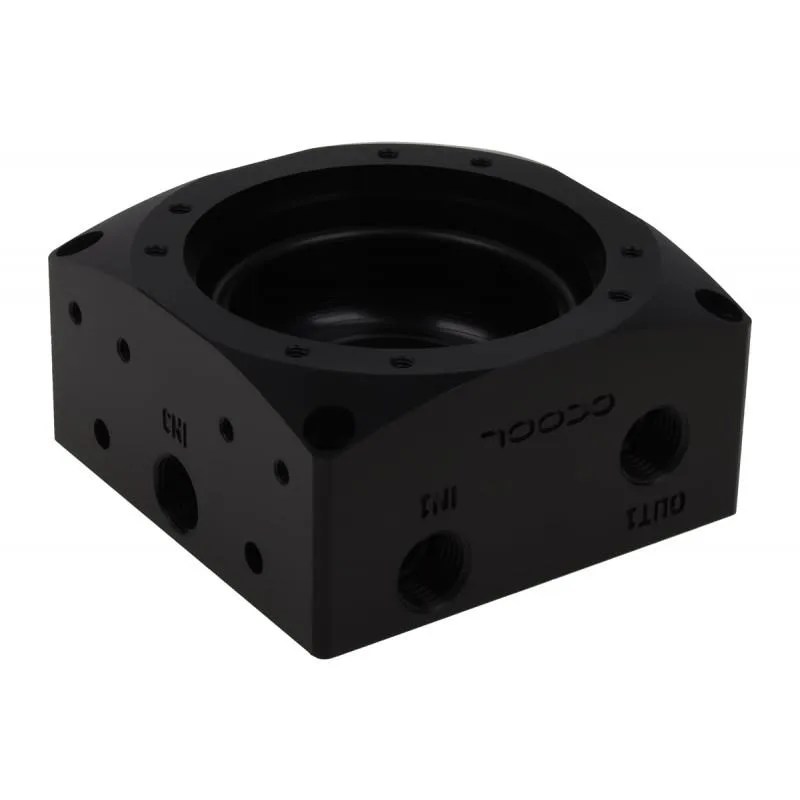 Alphacool Alphacool Eisdecke D5 Top Black Acetal G1/4 V.3 pump top — product photo