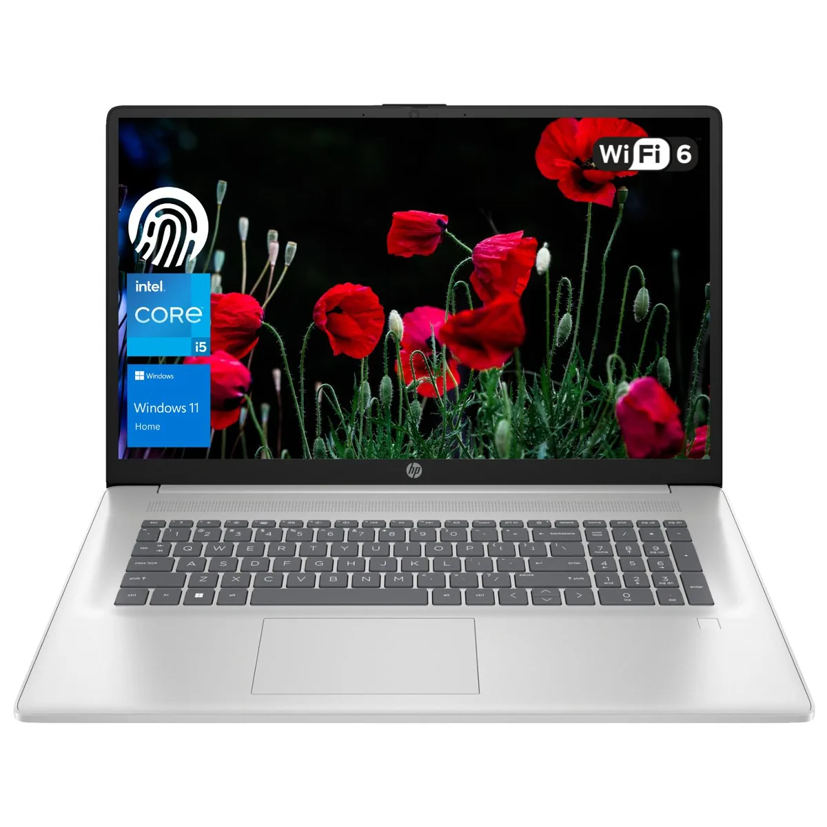 HP HP 17.3" FHD laptop i5-1334U 16GB 1TB PCIe Silver — product photo