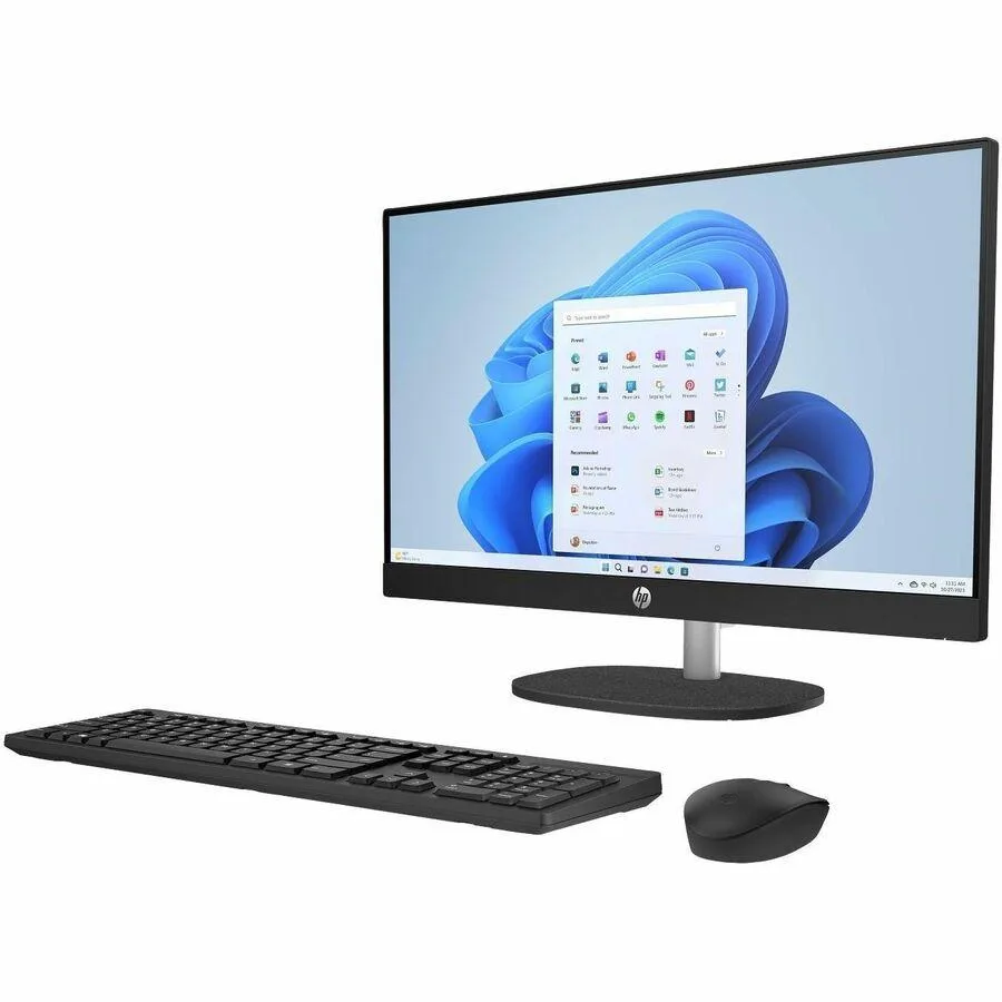 HP HP 24-cr0140 23.8" Touchscreen All-in-One PC Ryzen 5 7520U 16GB 1TB SSD — 제품 사진