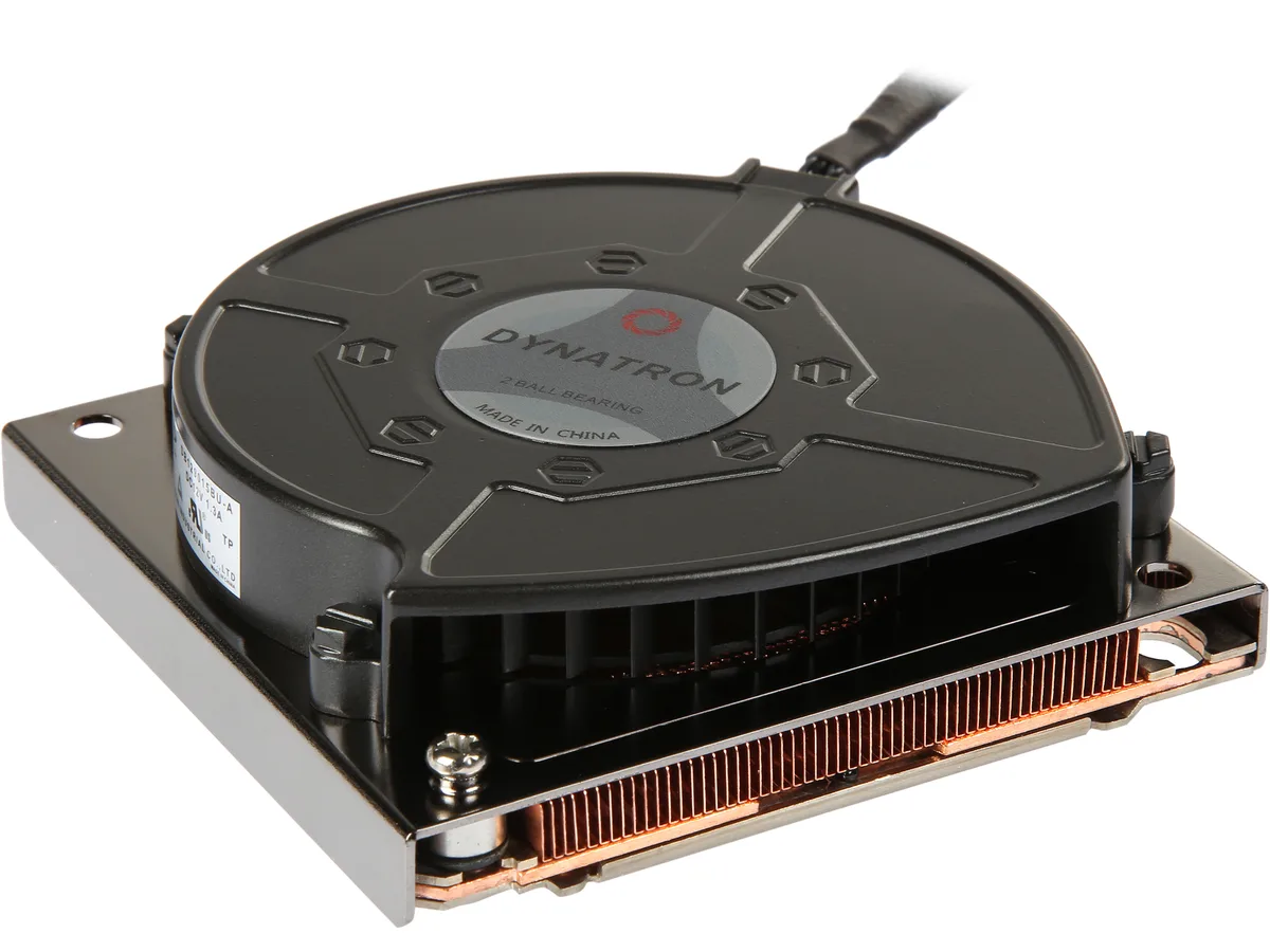 Dynatron Dynatron B9 CPU cooler 90mm PWM blower Socket FCLGA3647 28mm height — photo du produit
