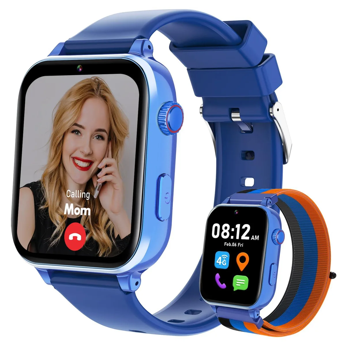 HTC A22 Smart Watch 1.04" AMOLED 4G GPS SOS Black — product photo