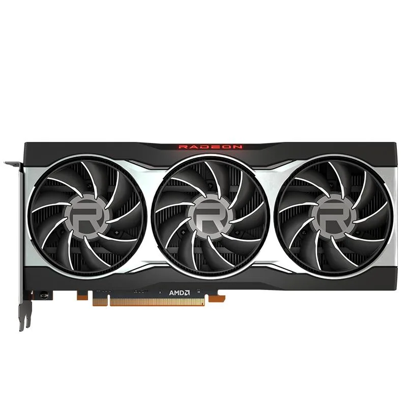 Dylan RX 6800 16G graphics card, triple-fan cooler, silver backplate, HDMI, DisplayPort, USB-C bracket