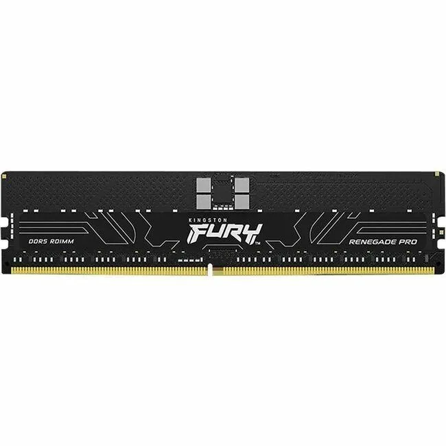 Eight black DDR5 RDIMM modules in a row