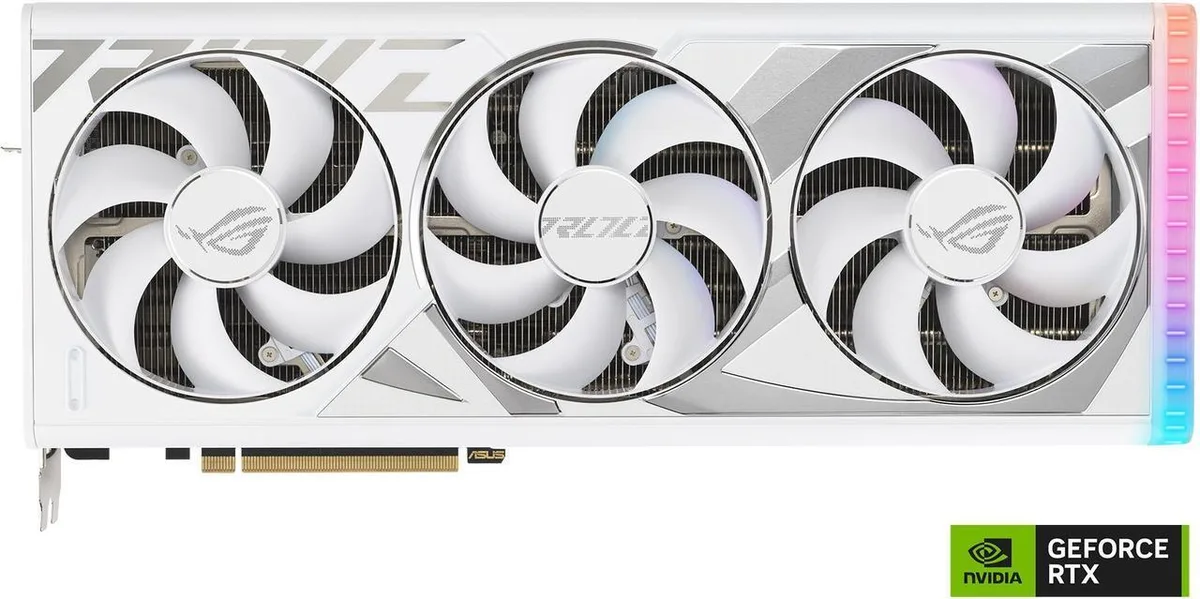 ASUS ASUS ROG Strix GeForce RTX 4090 White Edition 24GB graphics card — toote foto