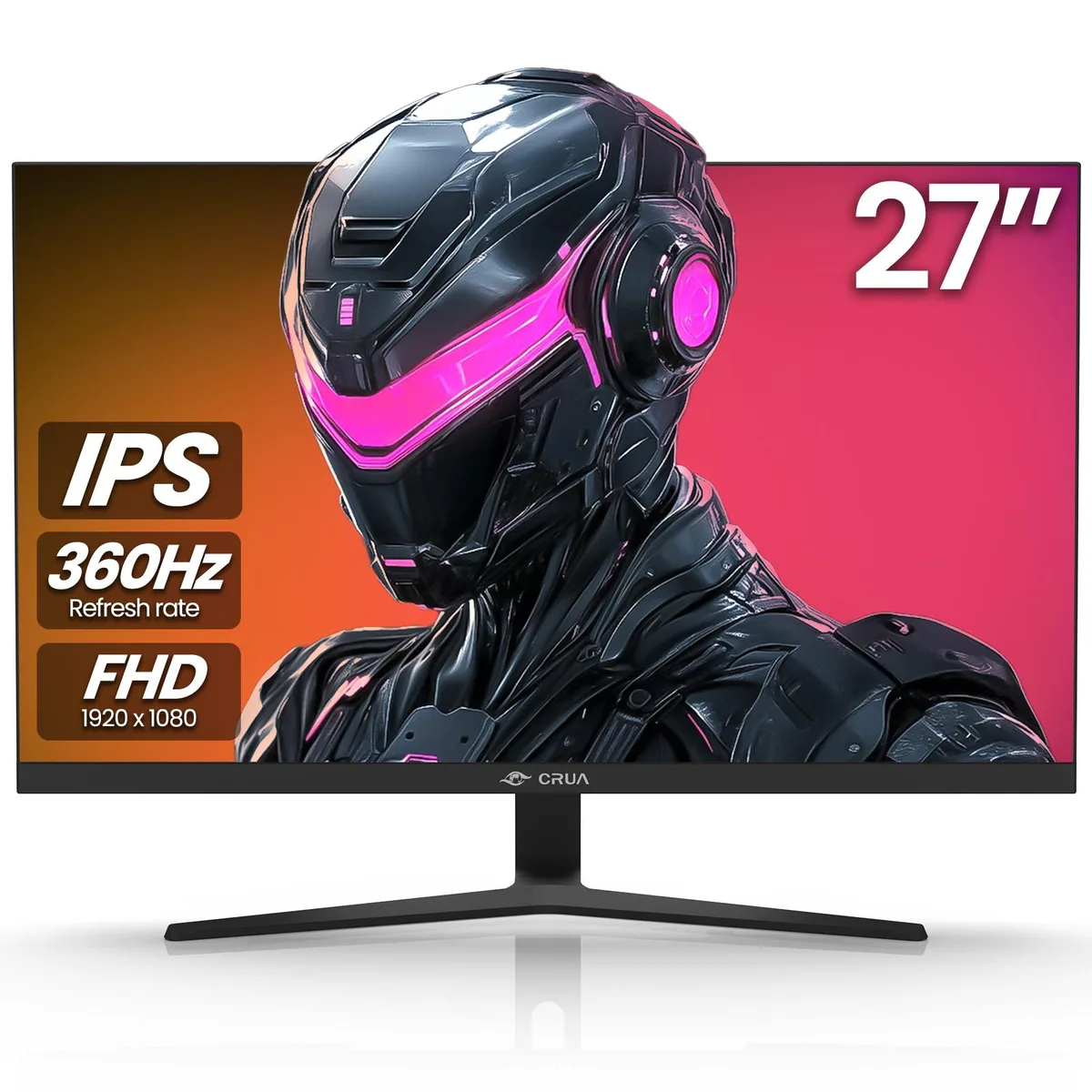 CRUA CRUA 27" 360Hz IPS FHD gaming monitor Black — product photo