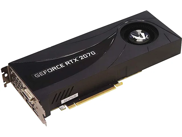 ZOTAC ZOTAC GeForce RTX 2070 ZT-T20700A-10B graphics card — photo du produit