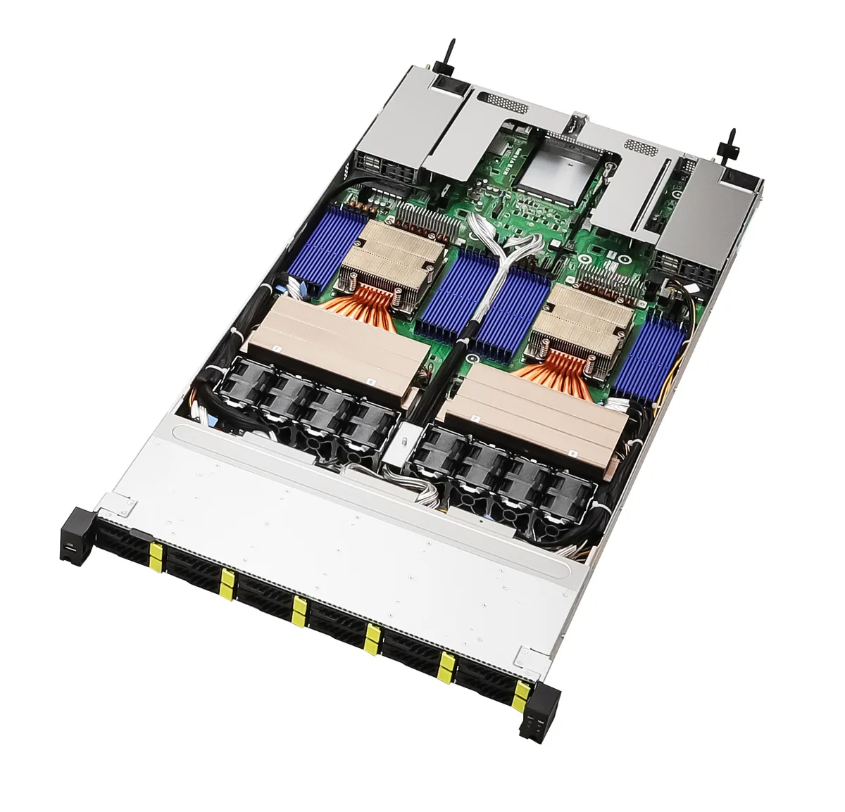 ASRock Rack ASRock Rack 1U12E-TURIN2/EVAC barebone server 1U dual SP5 24 DDR5 12 NVMe 2.5 2000W — 商品写真