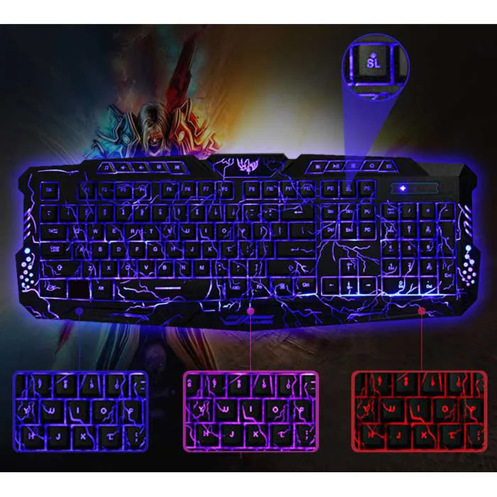 YunXiele-C YunXiele-C A878 114-Key Gaming Keyboard Black Mechanical USB — toote foto