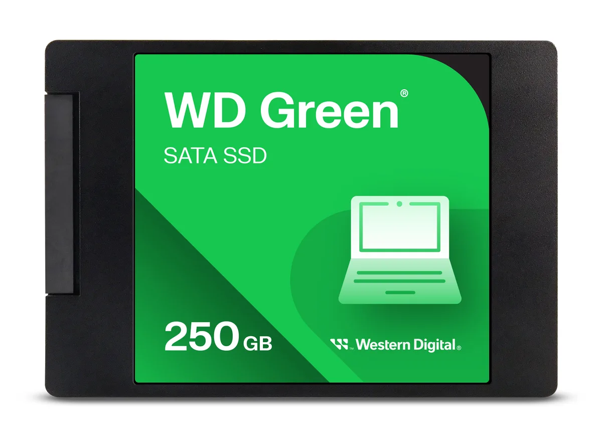 Green 2.5 inch SATA SSD, 240GB, black metal case, 7mm thick