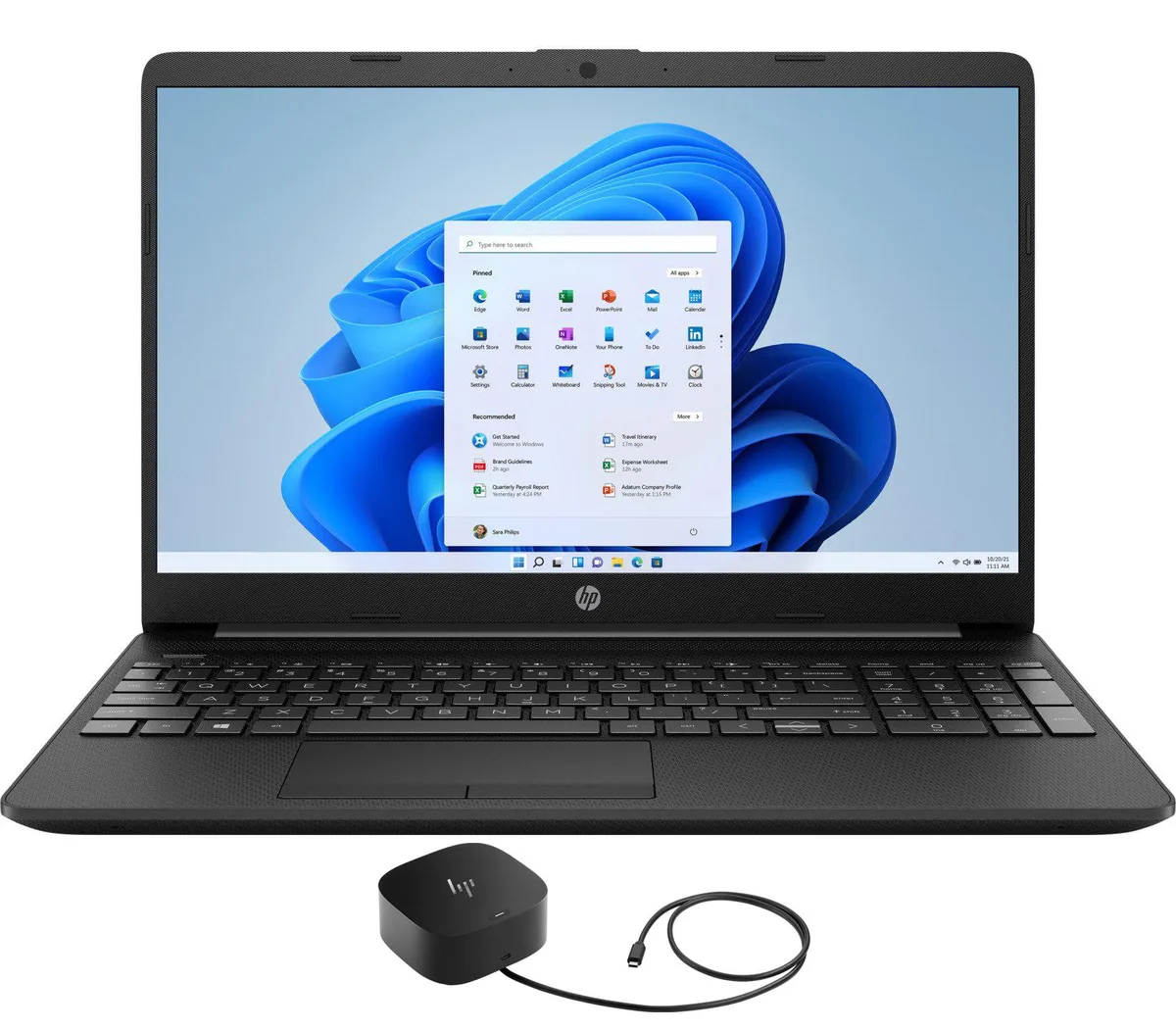HP HP 15t-dw300 laptop i7-1165G7 8GB 256GB SSD 15.6" FHD Win 11 Home — photo du produit