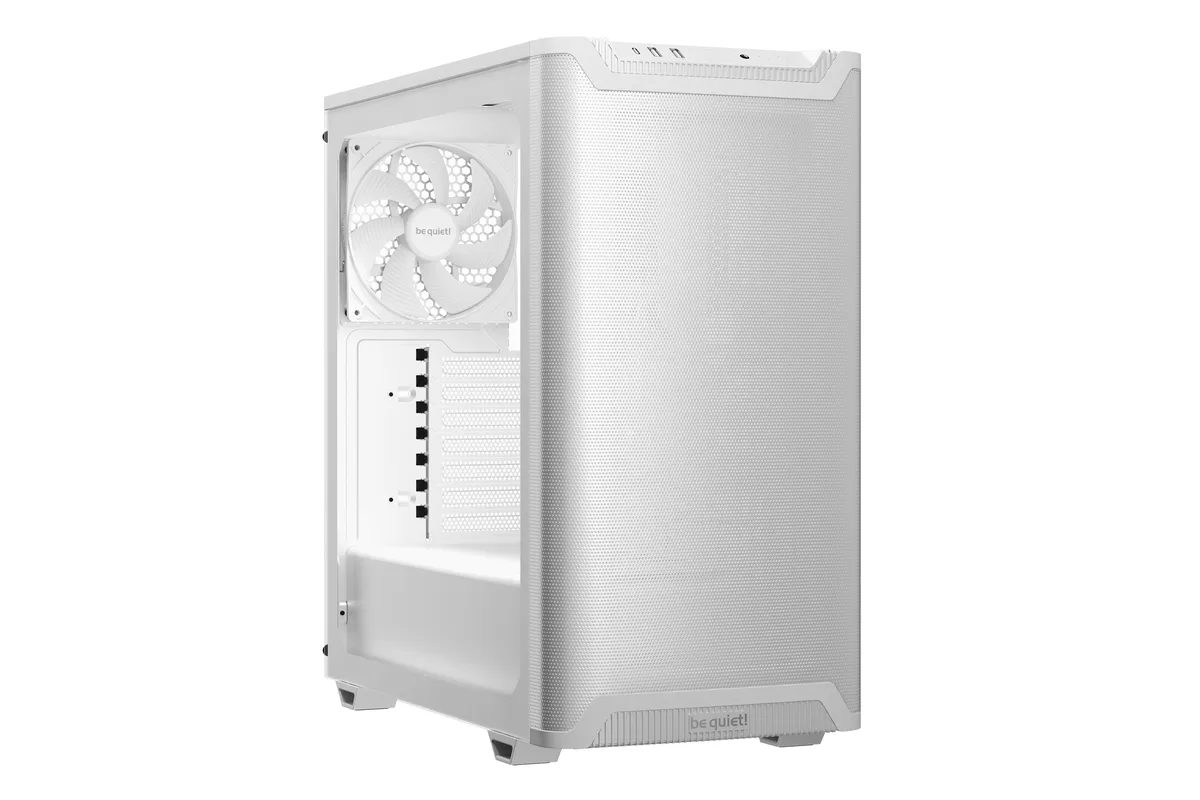 be quiet! be quiet! BGW75 PURE BASE 501 Airflow White PC case — product photo