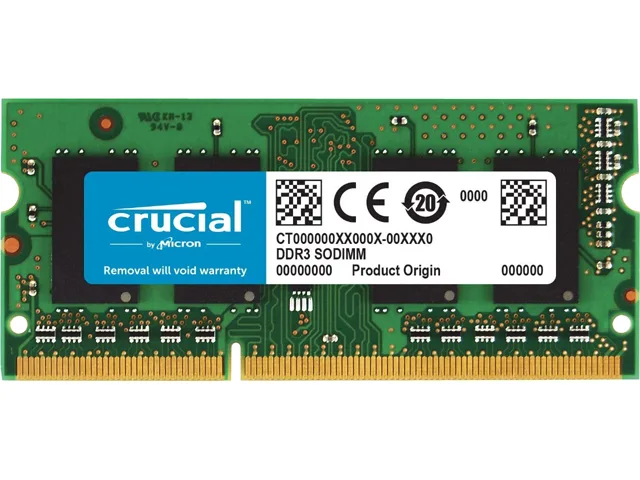 Crucial Crucial CT102464BF186D 8GB DDR3L 1866 CL13 1.35V laptop RAM — fotografia produsului