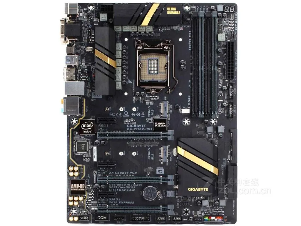 GIGABYTE GIGABYTE Z170X-UD3 rev.1.0 Intel motherboard — product photo