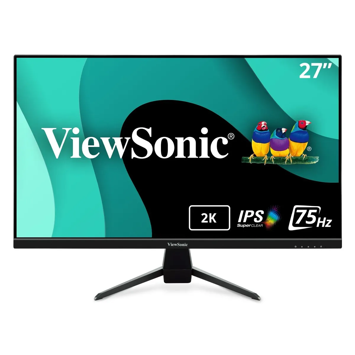 ViewSonic ViewSonic VX2767U-2K 27" 1440p IPS 75Hz USB-C 65W monitor — product photo