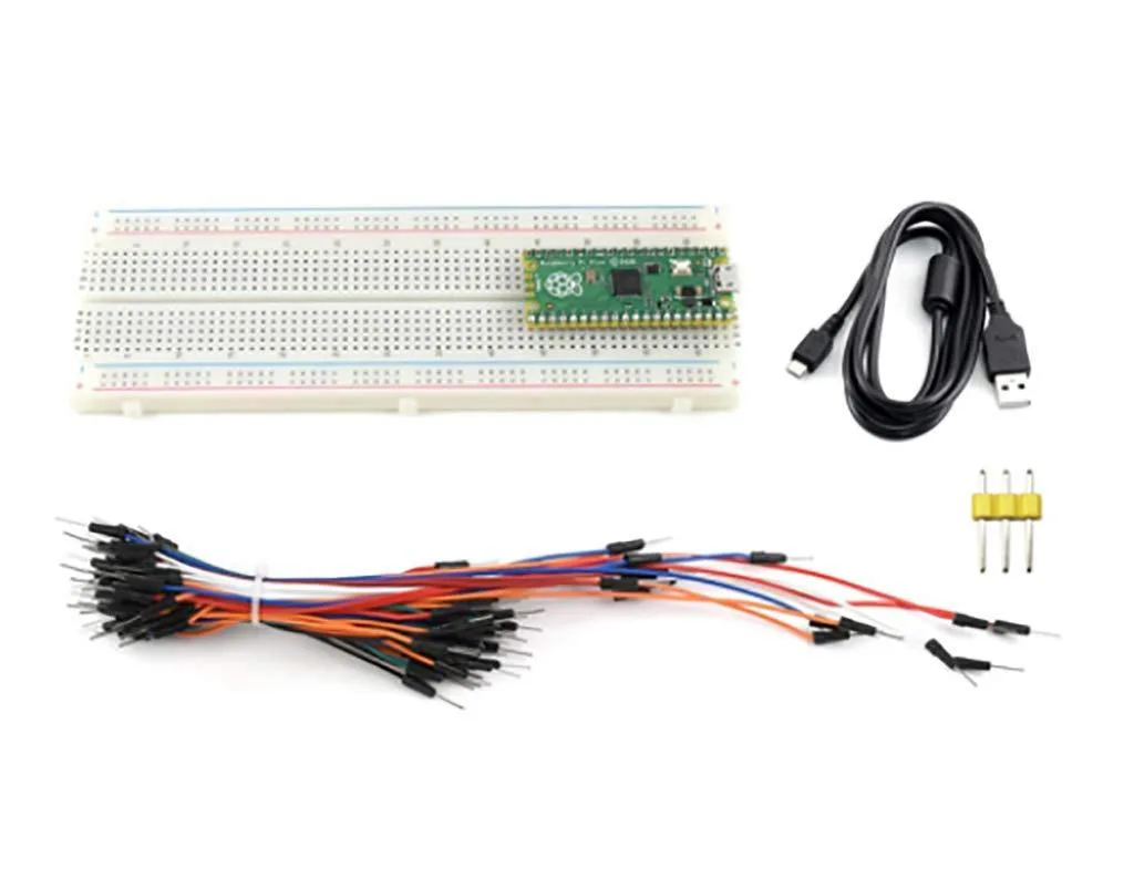 LORDWORLD LORDWORLD RP2040 Development Board Pre-soldered Header Breadboard Wires — produktfoto