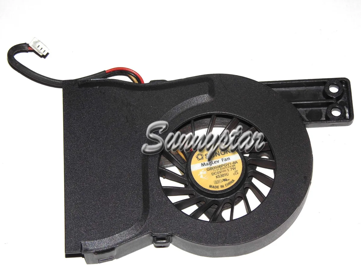 Small black blower fan with 3-pin connector