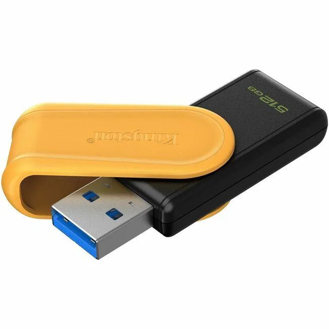 Kingston Technology Corp. Kingston DataTraveler Exodia S USB flash drive 512 GB USB 3.2 Black Yellow — fotografija proizvoda