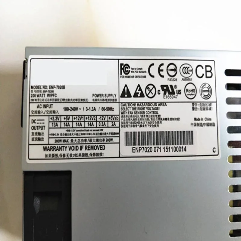 KHACHIMO KHACHIMO FLEX NAS Small 1U 200W Power Supply ENP-7020B — photo du produit