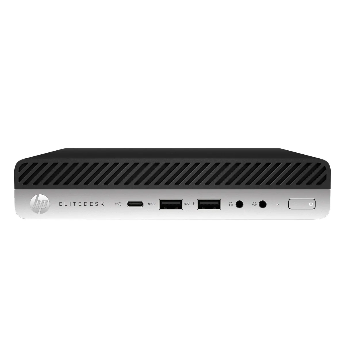 Small black square desktop mini PC HP EliteDesk 800 G5