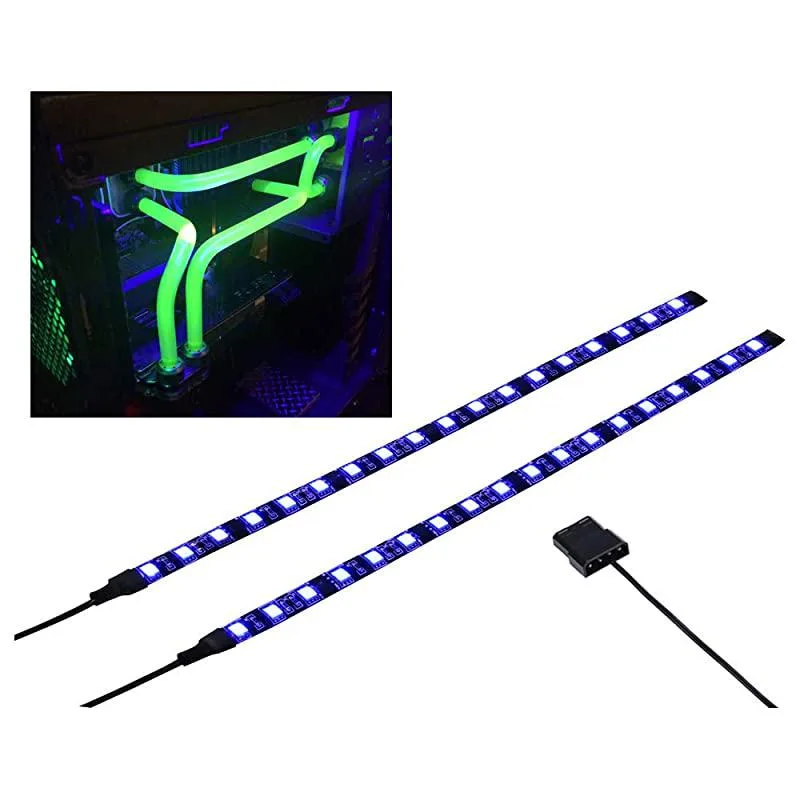 Uptite Company Uptite Company UV Purple LED Strip 30cm 18leds 5050 S Series 2nd Gen Magnetic Molex 12V — product photo