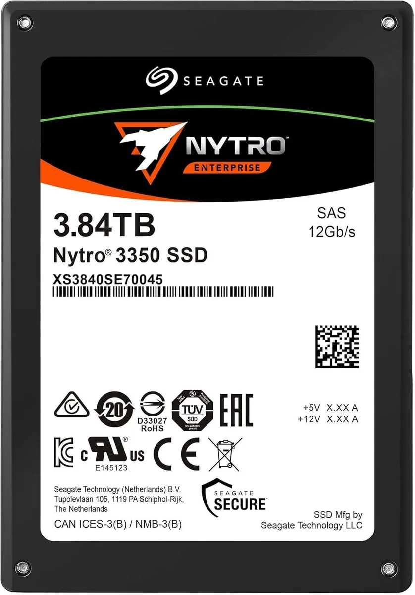 Seagate Seagate XS3840SE70045 3.84TB Nytro 3350 SAS internal SSD — صورة المنتج