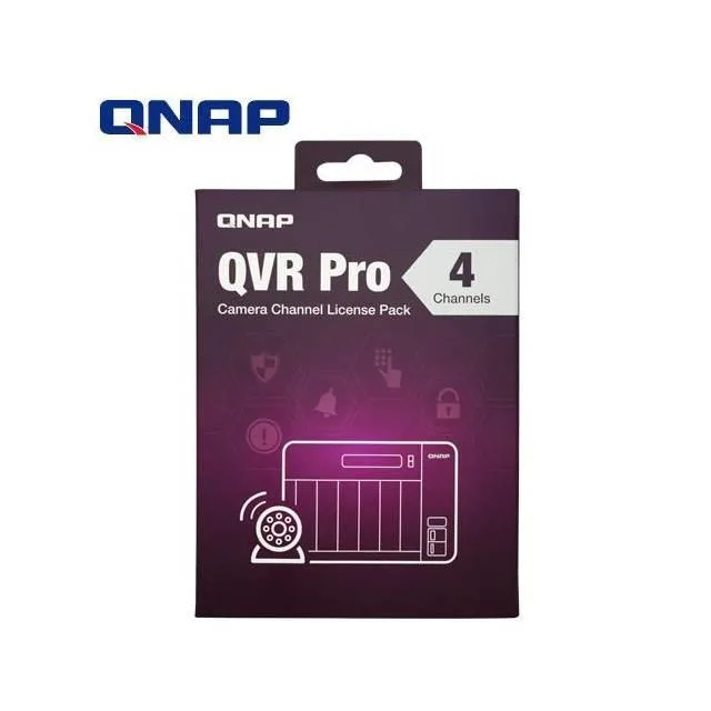 Qnap Qnap LIC-SW-QVRPRO-4CH 4 Channel License NAS — product photo