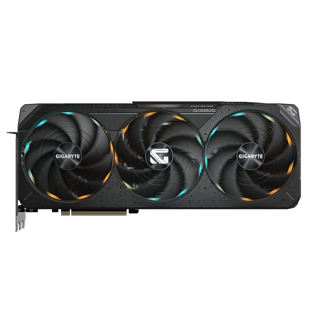 Black triple-fan ATX graphics card, 342 x 142 x 70 mm, 3.5-slot design