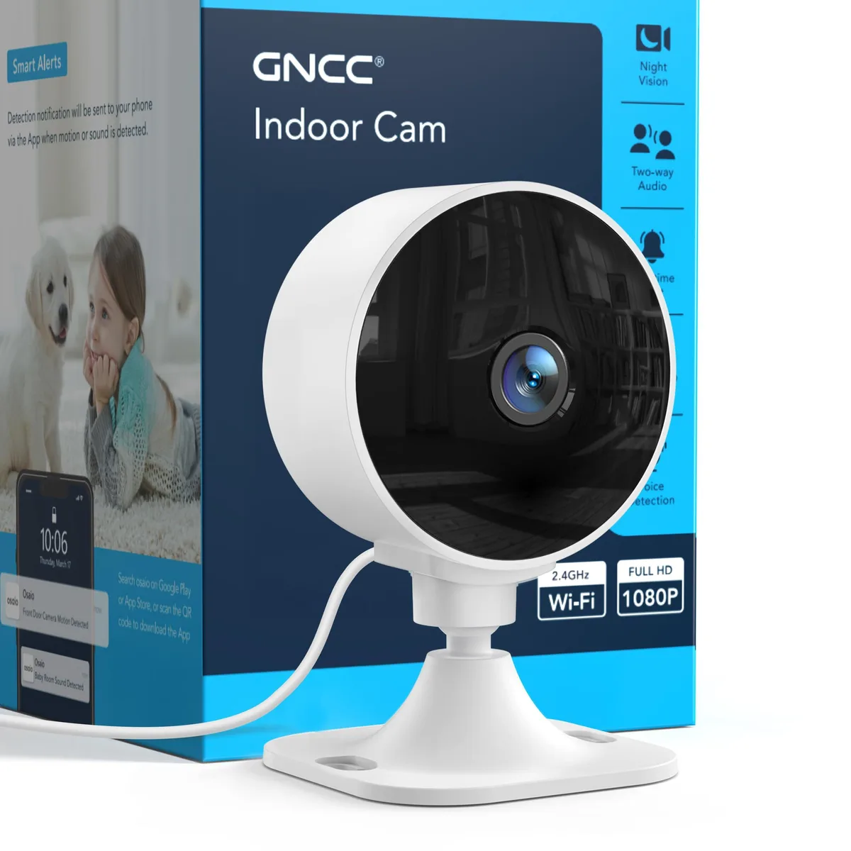  Ubiquiti Networks GC3-1P 1080P Indoor Network Camera 2.4GHz Wi-Fi — снимка на продукта