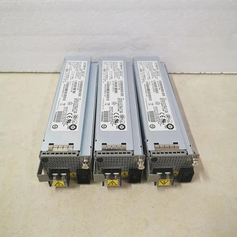 Rectangular silver ATX power supply unit with ventilation grille and model label