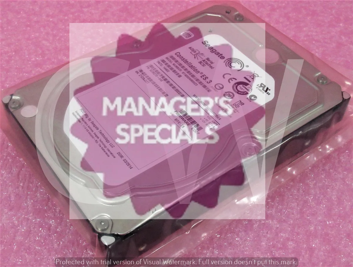 Seagate Seagate ST4000NM0023 4TB 7200RPM SAS 128MB 3.5" internal hard drive — 商品写真