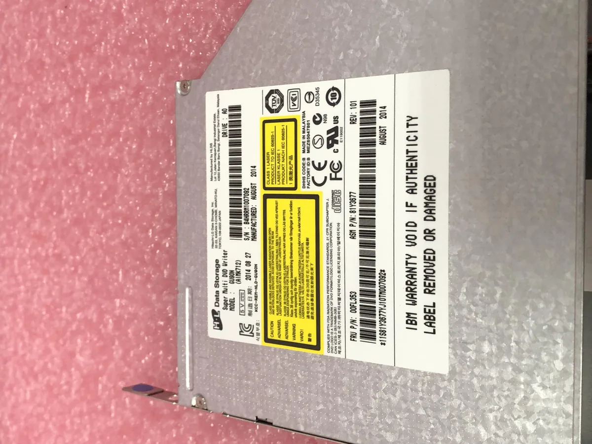 Lenovo Lenovo 00AM067 9.5 mm SATA DVD burner — produkto nuotrauka