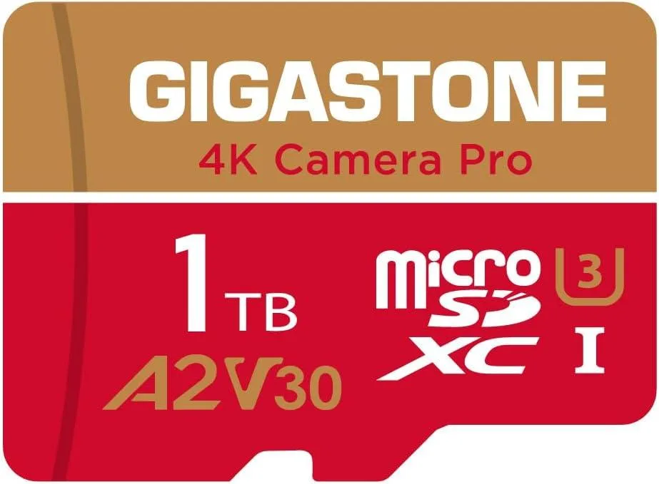 Gigastone Corporation Gigastone 4K Camera Pro 1TB microSDXC memory card — Produktfoto