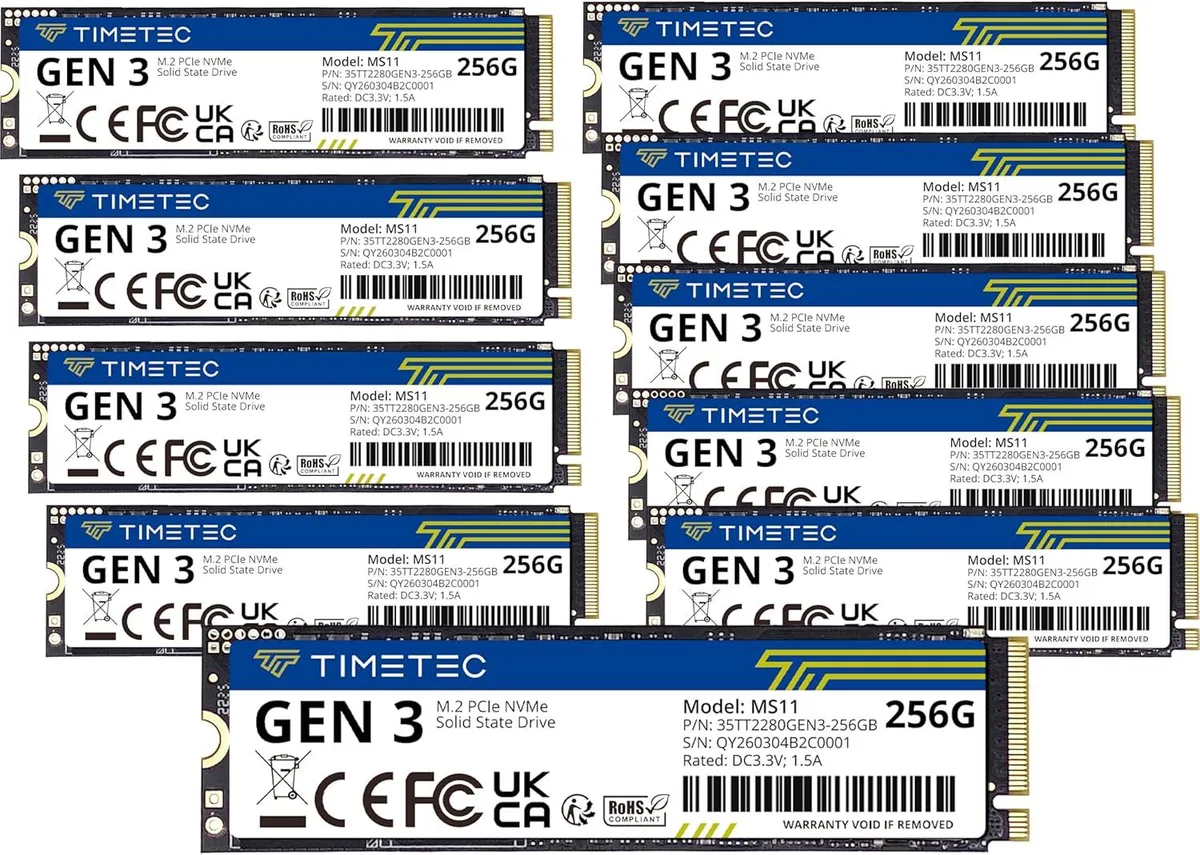 Timetec Timetec 256GB x10 internal SSD — product photo