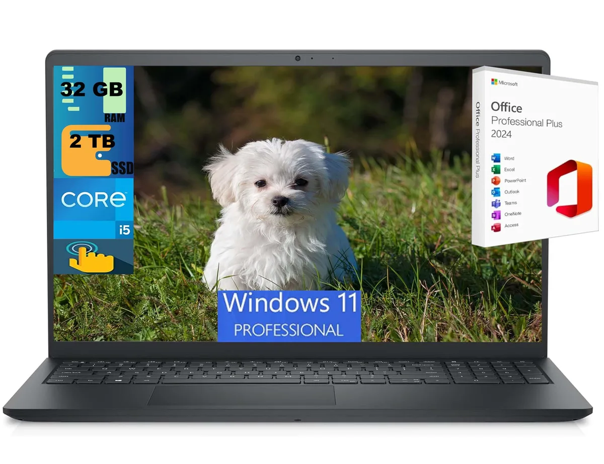 DELL DELL Inspiron 15 laptop 15.6" FHD touchscreen i5-1334U 32GB 2TB — product photo