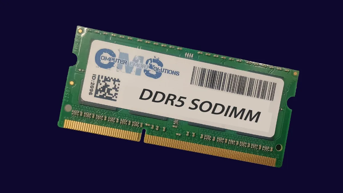 Computer Memory Solutions Computer Memory Solutions 32GB DDR5 5600 SO-DIMM 2Rx8 1.1V — 商品照片