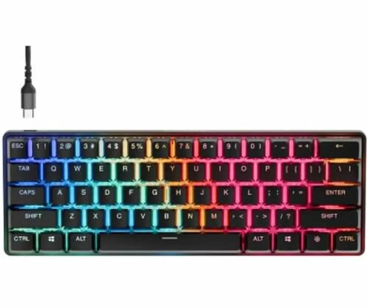 SteelSeries SteelSeries Apex Pro Mini Gen 3 60% 61-Key Wired Gaming Keyboard — preces foto