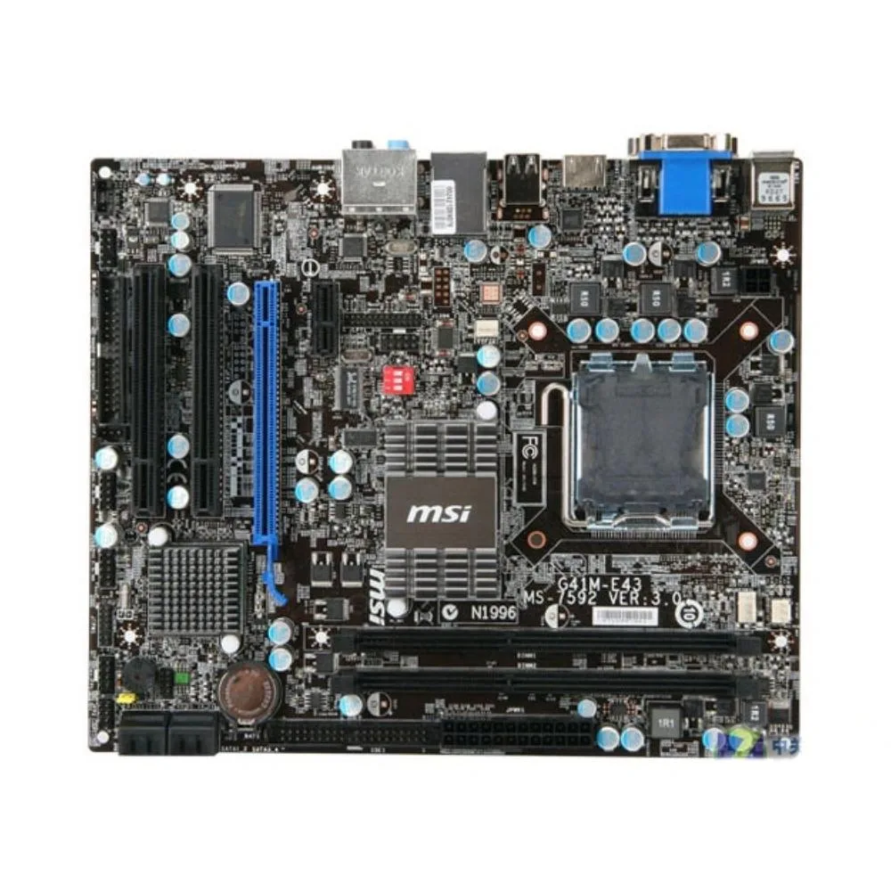 MSI MSI G41M-E43 Intel G41 LGA 775 DDR3 Micro ATX Motherboard — fotografija proizvoda