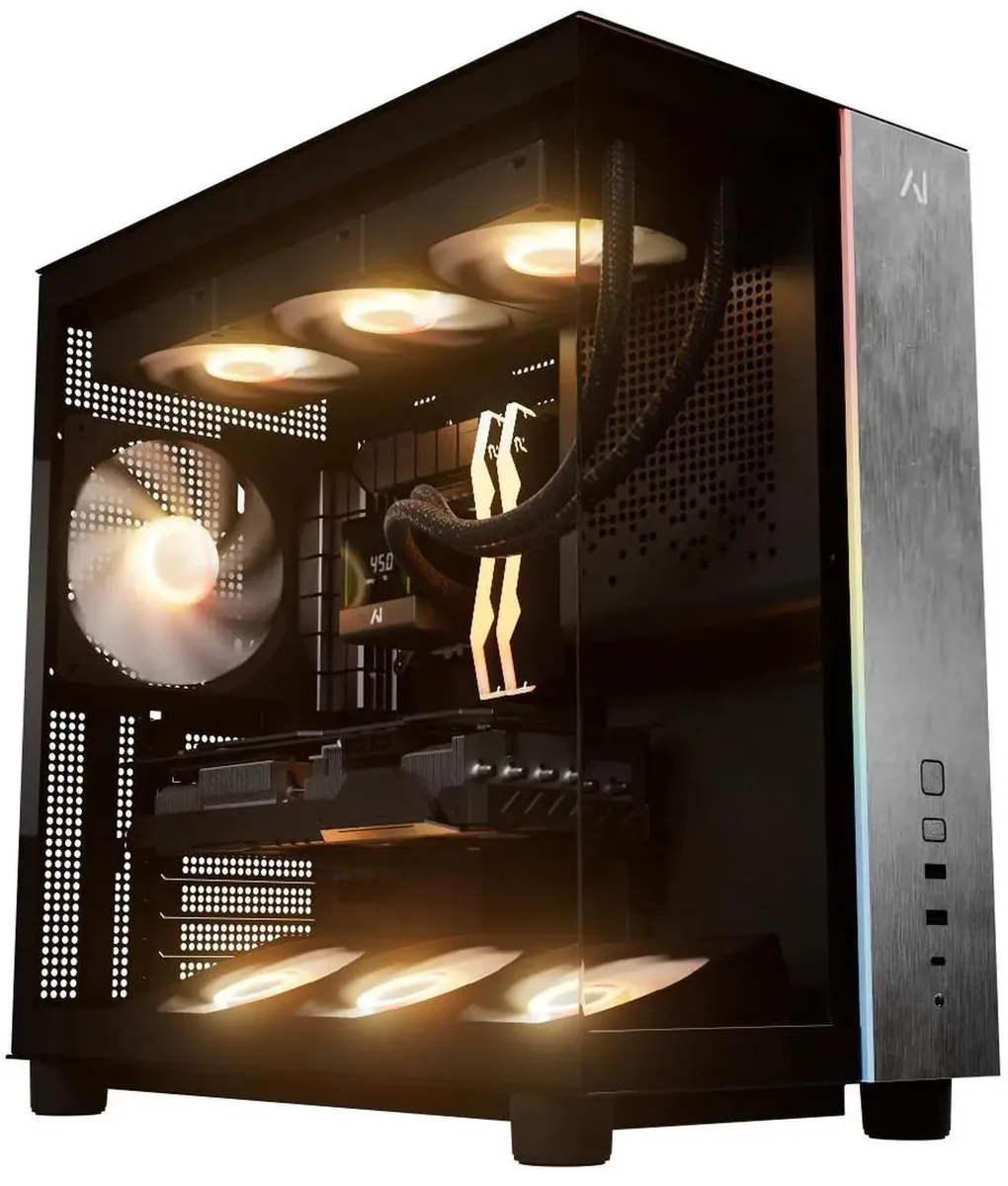Andromeda Insights Andromeda Insights V3-RX9070XT-7800X3D-1TB-16GB-850W-BLK gaming PC — product photo