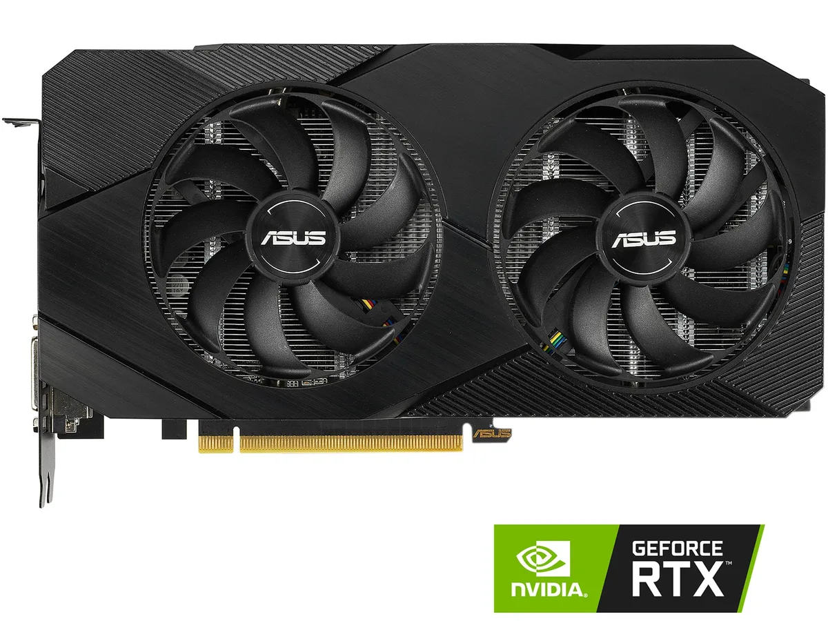 ASUS ASUS GeForce RTX 2060 Dual EVO 6 GB graphics card — Produktfoto
