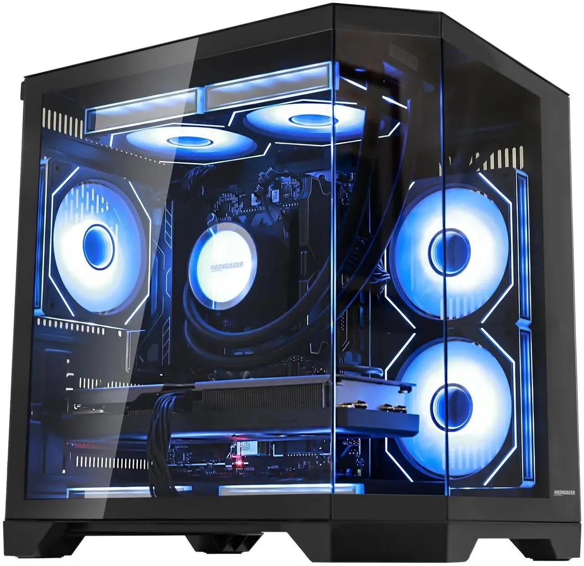 Hoengager Hoengager Gaming PC Ryzen 5 7600X RTX 5060 16GB DDR5 3TB 240mm AIO — product photo