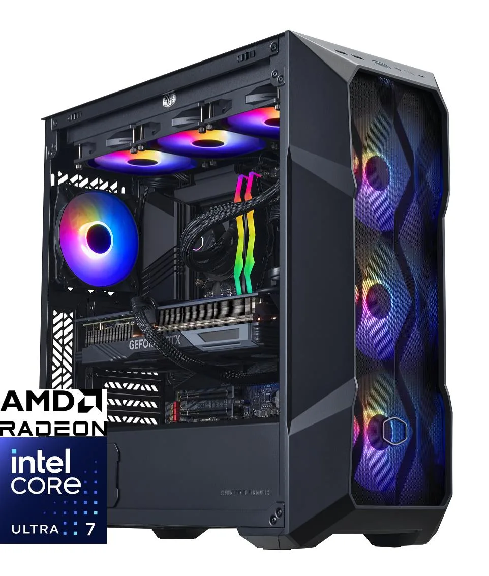Cooler Master Cooler Master AYG-M6C7-AAHGIA32-N1 TD5 Pro gaming PC Ultra 7 265KF RX 7900 XT 32GB DDR5 6000 2TB NVMe — product photo