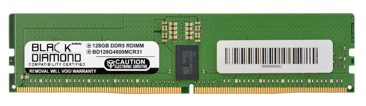 Black Diamond Memory Black Diamond Memory BD128G4800MCR31 128GB DDR5 4800 ECC Registered memory upgrade — termékfotó
