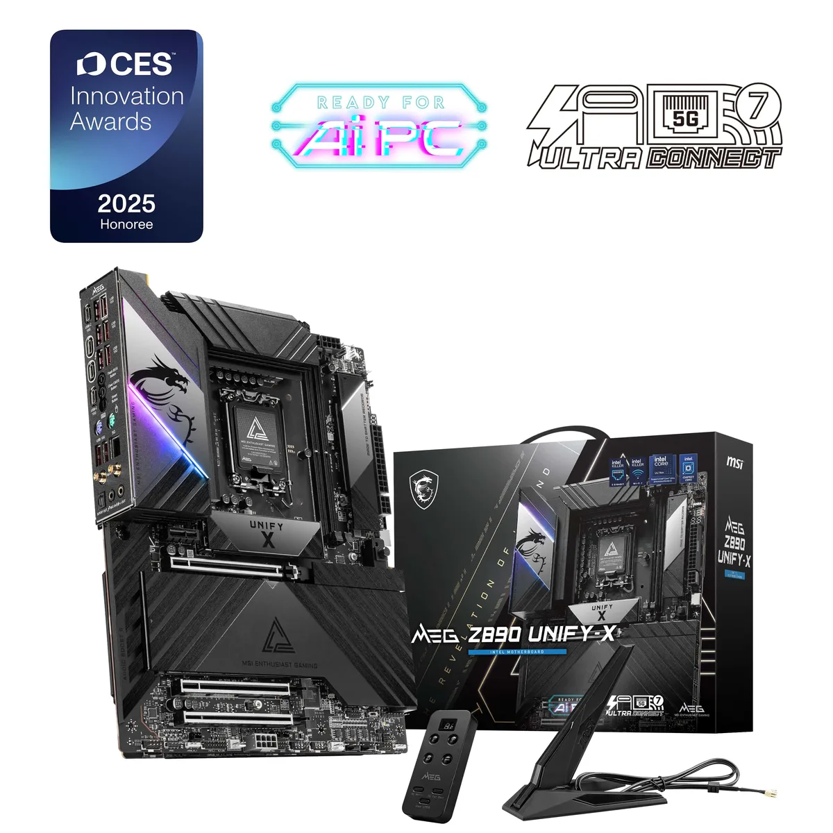 MSI MSI MEG Z890 UNIFY-X Intel motherboard — product photo