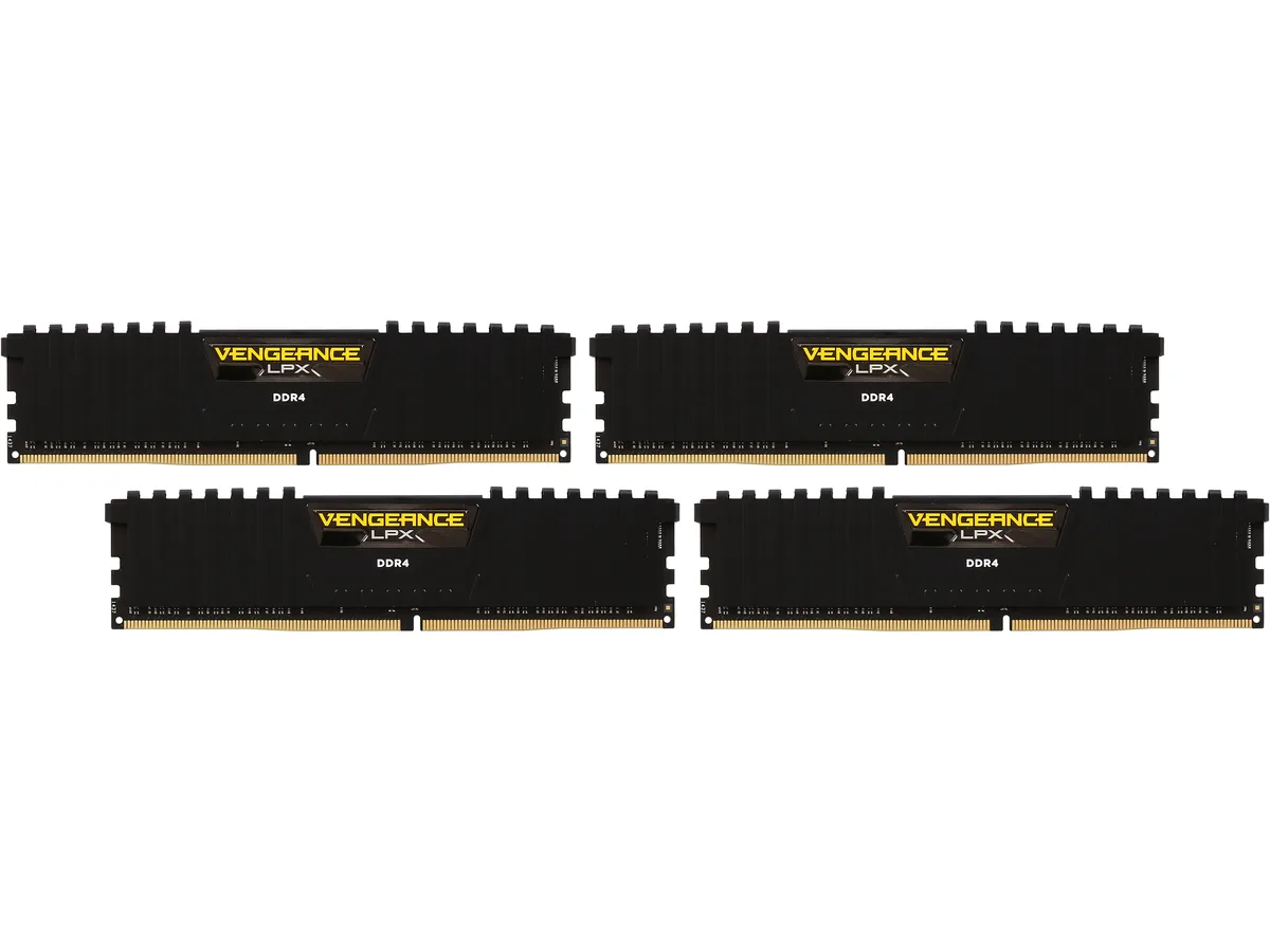 Corsair Corsair CMK16GX4M4A2133C13 Vengeance LPX 16GB (4 x 4GB) DDR4 2133 CL13 desktop RAM — tuotekuva