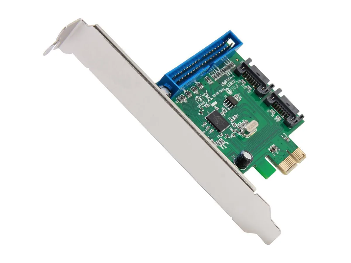 sakose sakose BT-PES322i PCI Express to SATA expansion card 2 ports — fotografia produsului