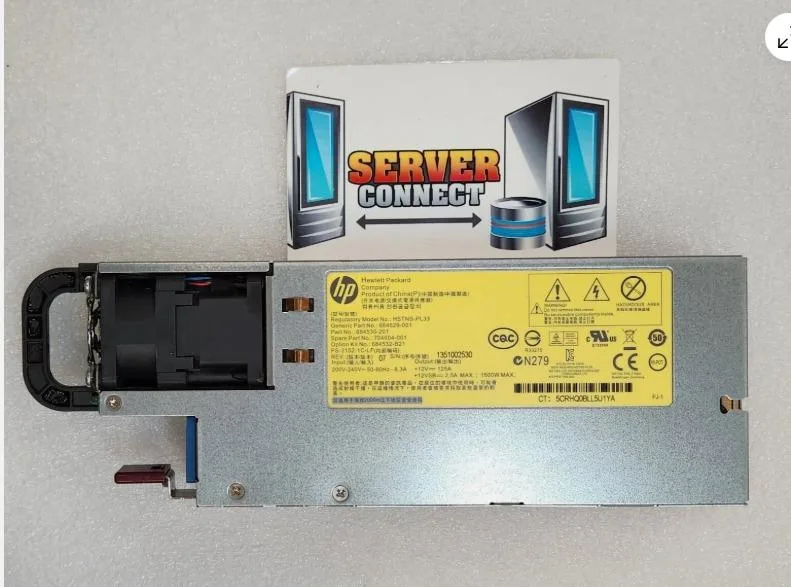 godream godream 1500W power supply HSTNS-PL33 684529-001 684530-201 684532-B21 704604-001 HP DL580 DL560 G9 SL2500 — termékfotó