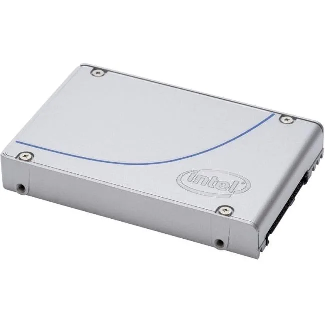 Silver 2.5 inch enterprise SSD with PCIe 3.0 x4 connector and 1.2TB label